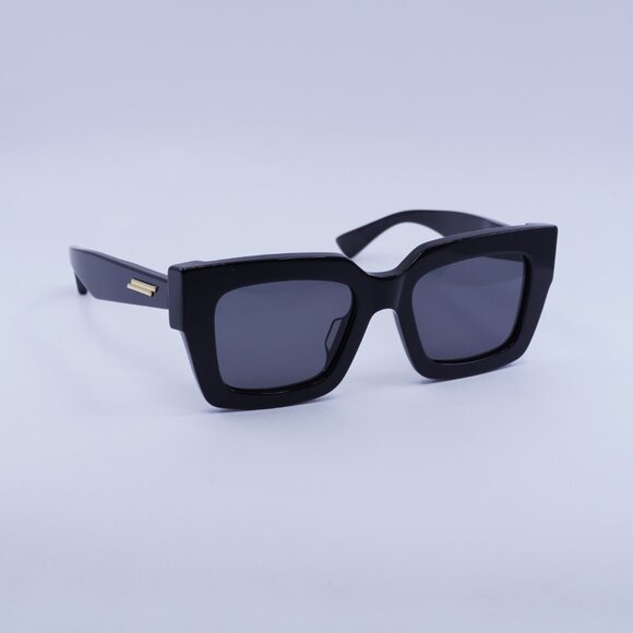 ?️ New Bottega Veneta BV1212S 001 Sunglasses - Black Frame, Grey Lenses main image 2